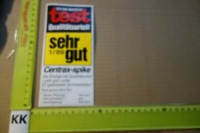 Alter Aufkleber Auto Motorrad WinterReifen Spikes Schneeketten CENTRAX 1989 (KA)