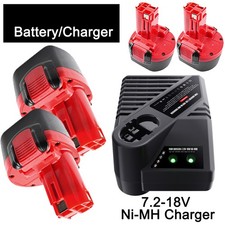 2X 9,6V 5.0Ah Akku für Bosch