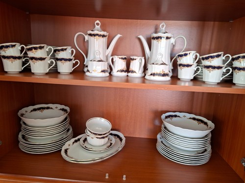 Speise und kaffeeservice - speise-, 12