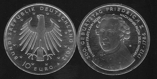 Euro 2012 gedenkmünze - 10,