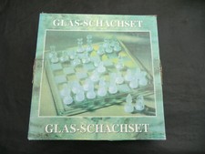 SCHACH Glas Schachset