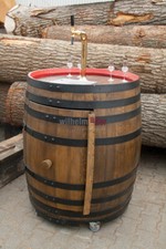 Zapffass, Bierzapfanlage im Fass, Fass mit Durchlaufkühler