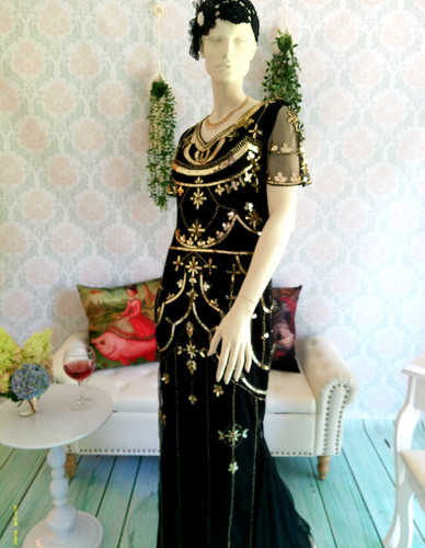 Langes cocktail party kleid - langes,