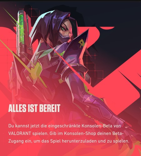 Valorant console beta key - console,