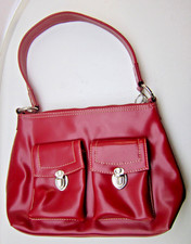 Tasche Shopper Bag Damen Handtasche Tragetasche Schultertasche rot