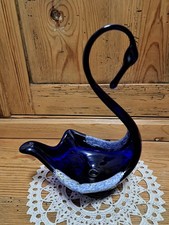 Glasfigur / Glasschwan Murano