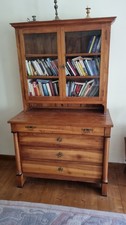Biedermeier Kommoden Vitrinen Aufsatz Sekretär ca 1830  Massiv Kirschbaum