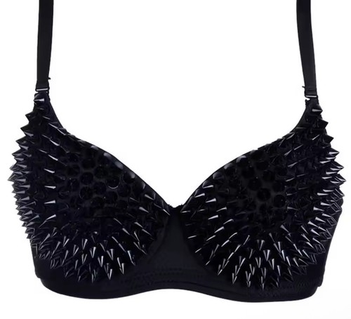 Damen schwarz spikes - damen,
