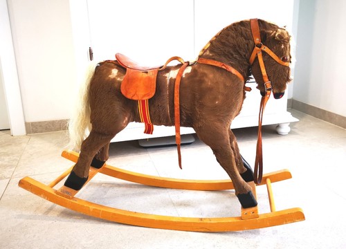 Sehr altes schaukelpferd antik - altes,