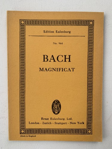 Noten bach magnificat - noten, bach.