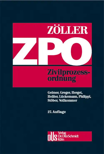 Zöller zivilprozessordnung - zöller,,