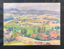 F. Tennigkeit (Corinth Schüler)  Aquarell - Süd-Tirol - 1921 - Signiert