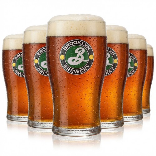 Brooklyn brewery bierglas - 6x,