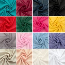 Polyester Chiffon Stoff uni