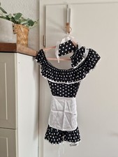 Sexy Zimmermädchen Kostüm Rollenspiel Putzfrau 4 Teilig Roxana