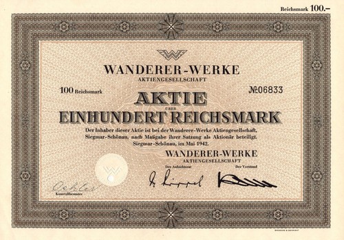 Wanderer werke - werke, ag