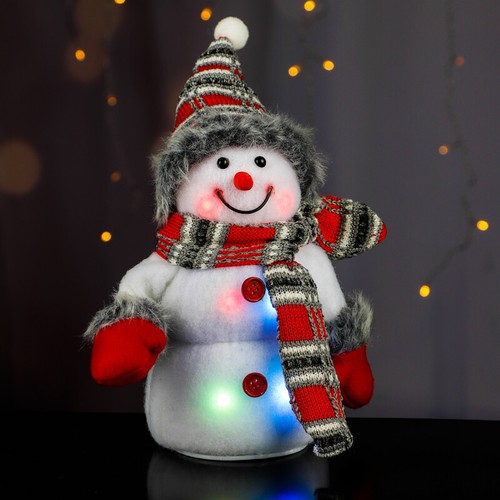 Led schneemann mit - led,