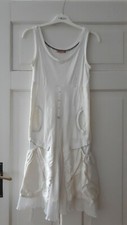 Soggo Kollektion  Kleid  Größe M Creme/weiß mit Tüll 