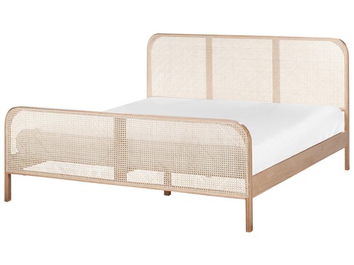 Bett kiefernholz hell - bett, braun