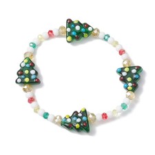 Damen Perlen Armband Glas