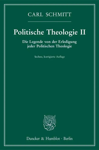 Politische theologie carl - theologie, |
