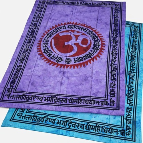Tagesdecke dekotuch gayatri - tagesdecke, om