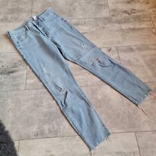 H&M Jeans Jeanshose Damenjeans Gr. 42 Hellblau Stoffhose Damen Stretchjeans
