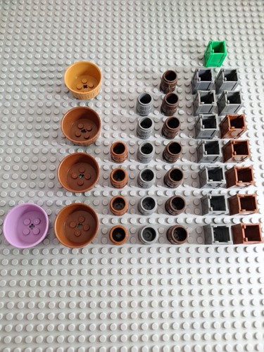 37x lego behälter - lego, fass