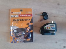 Motorrad Fahrrad Schloss Alarm Bremsscheibenschloss E-Bike 110dB Schwarz