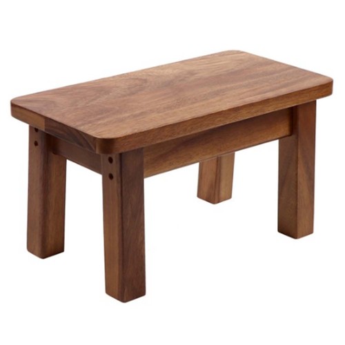 Hocker dunkelbraun holz - hocker,