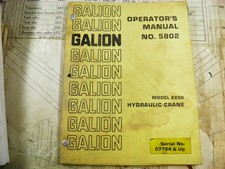 GALION 220S OPERATORS MANUAL