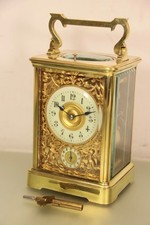 Antike prunkvolle reiseuhr - antike,