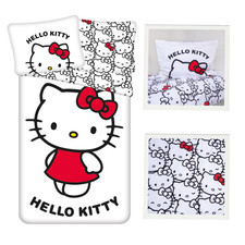 Bettwäsche Hello Kitty Wende-Bettbezug, 2-tlg, 140x200 & 70x90 Kopfkissenbezug