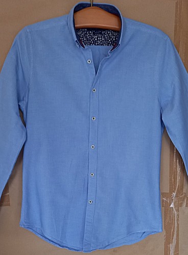 Zara man herrenhemd blau - blau,