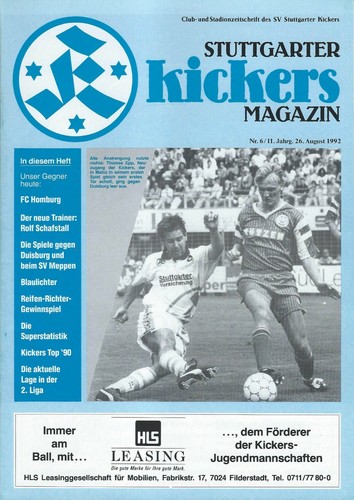 Programm 1992 stuttgarter - programm, 1992/93