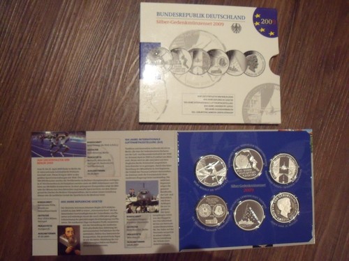 Silber gedenkmünzen 2009 - 1x,