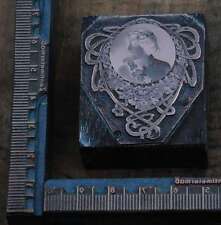 DAME im JUGENDSTIL Galvano