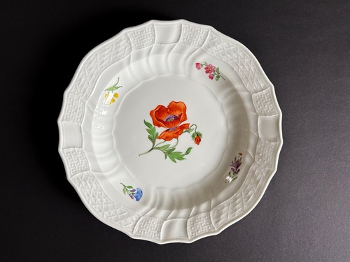Meissen teller blumenmuster - meissen,