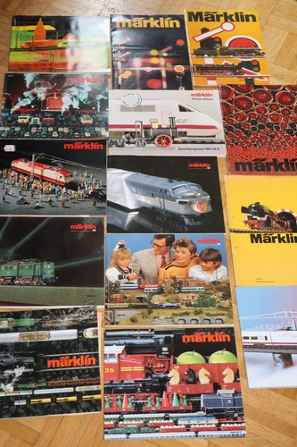 Märklin hefte katalog lot - hefte, /