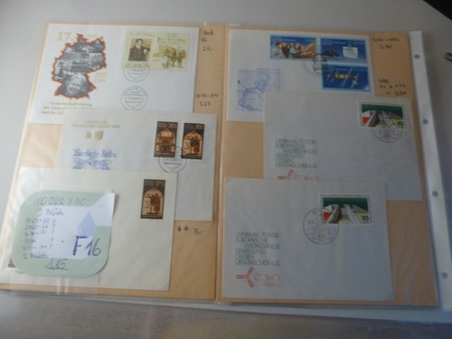 Ddr ersttagsbriefe fdc - x,