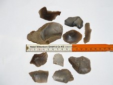 Feuerstein, Flint 10 Stück – Natürliche Steinstücke