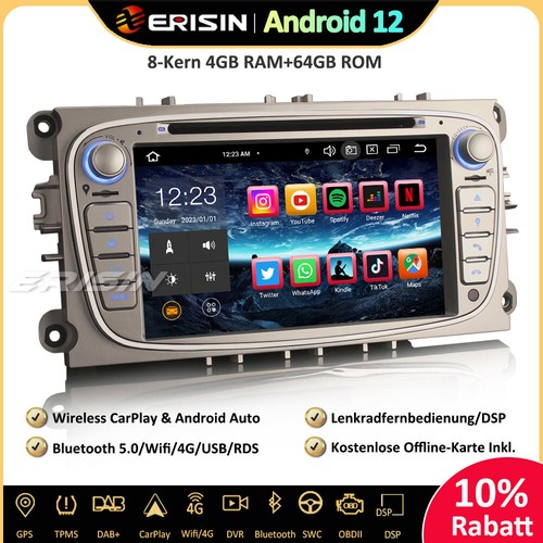 64gb android autoradio - 12, gps