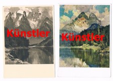 002 Hanns Maurus Konvolut Südtirol Dolomiten 5 Künstlerkarten!!
