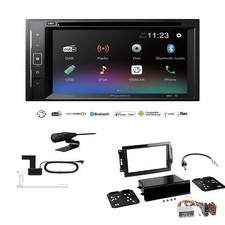 Pioneer Autoradio Bluetooth DAB USB DVD für Chrysler 300C 2004-2007 schwarz