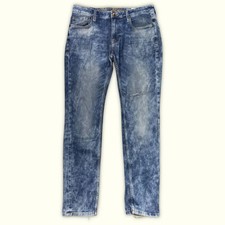 ed hardy Jeans W32/L32 Blau Ausgezeichnet Herren (m301)