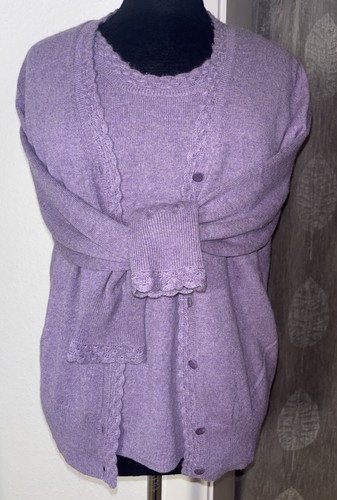 100 kaschmir cashmere twinset - cashmere,