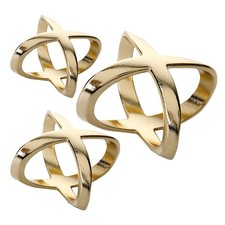  3 Pcs Schalringe Halstuch