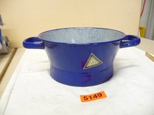 5149.       Altes Email  Sieb Deko  Emaille Sieb Nudelsieb