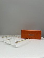 Modebrille ohne Stärke Gold