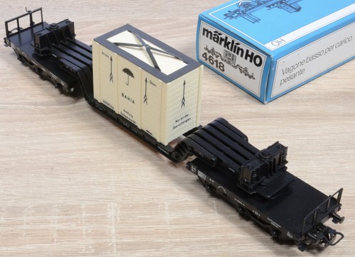 Märklin 4618 tiefladewagen - märklin,